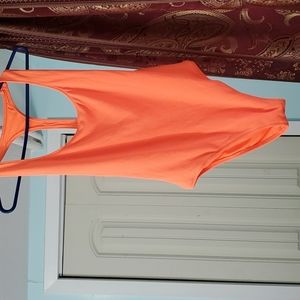 Aerie NWOT neon orange bathing suit